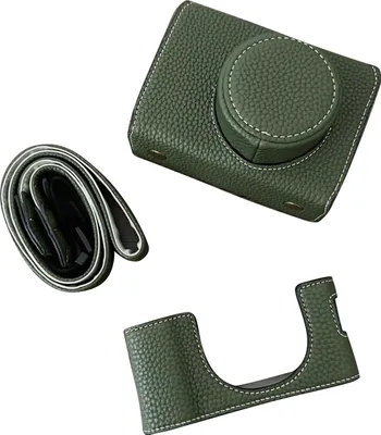 Zdjęcie produktu dla Przenośny futerał na aparat w stylu retro, kompletna torba na aparat, futerał z otworem na dole, z paskiem na ramię, zamiennik do aparatu Fujifilm X100VI