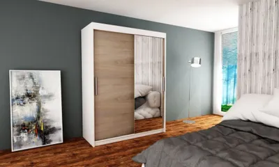 Zdjęcie produktu dla MINIO szafy TOKYO 2 150 cm biały / sonoma