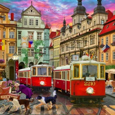 Obrázok produktu pre BLUEBIRD Puzzle, Prager Straße, 1000 dielikov