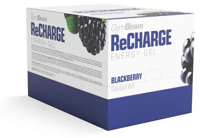 Produktbild von GymBeam - ReChargeel, 16 x 75 g, Brombeere