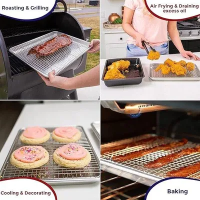 Produktbild von Famanu Backblech mit Abkühlgitter - Set