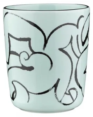 Produktbild von Marimekko Becher ohne Henkel Oiva Pistilla Mint Black (250 ml)