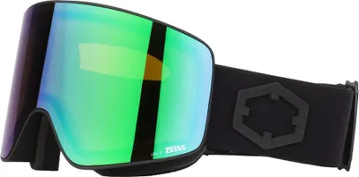 A single pair of ski goggles shown against a white background.
