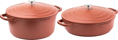 Obrázek produktu pro Westinghouse Pan Set Performance (pánev + pánev) ø 28 cm - červená - Indukce a všechny ostatní zdroje tepla