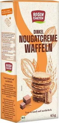 Produktbild von Rosengarten - Dinkel Nougatcreme Waffeln - 65g