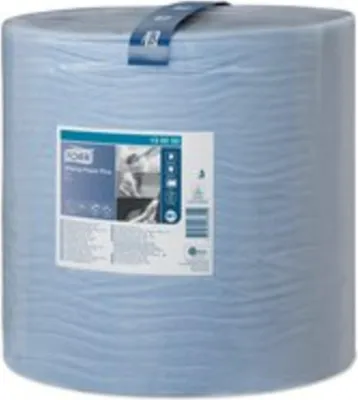 Produktbild von TORK Mehrzweck-Putzrolle 2-lagig blau 510 m - stark