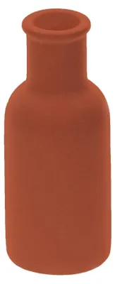 Keramik-Vase, gerade, 10 cm, Terrakotta, 1 Stück
