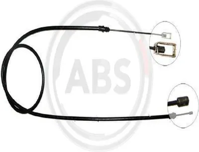 Produktbild von A.B.S. Handbremsseil Seilzug Feststellbremse passend für PEUGEOT 405 I (15B) Vorne K11171