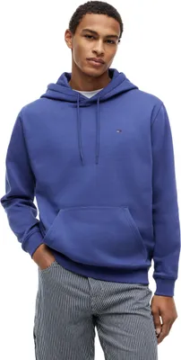 Produktbild von Tommy Jeans Herren Hoodie Regular Fit Flag Fleece mit Kapuze, Violett (Blue Stor