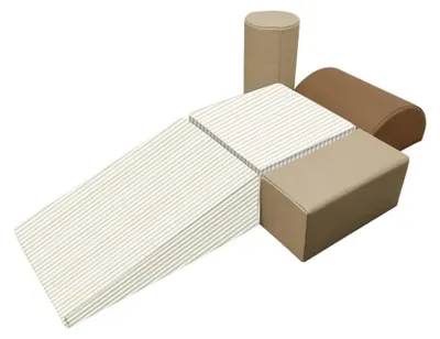 Obrázek produktu pro EliNeli, lezecká konstrukce, béžové pěnové bloky, hřiště