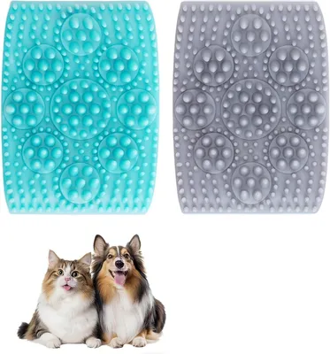Produktbild von Silikonbürste 2 Stück, für Hund und Katze, für Fellpflege