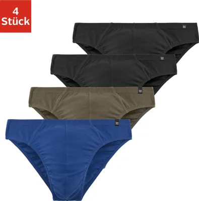 Produktbild von LE JOGGER Slip 4 er-Pack blau / olivgrün / schwarz / schwarz Größe XXL (8)