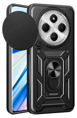 Zdjęcie produktu dla Techsuit Etui CamShield Series do Xiaomi Redmi 14C / Poco C75 – czarne