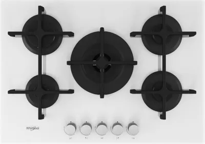 Image de Table de cuisson à gaz Whirlpool - GOA 7523/WH