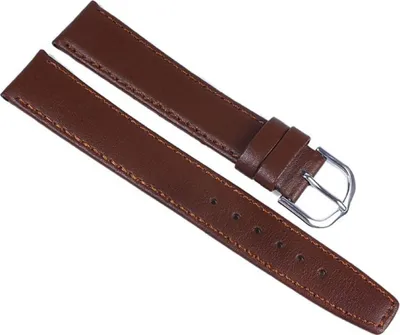 Produktbild von Minott Uhrenarmband | Kalbsleder Armband braun mit Naht 23800S, Stegbreite:20mm