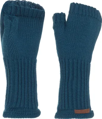 Produktbild von Knit Factory Cleo Handstulpen - Petrol - One Size