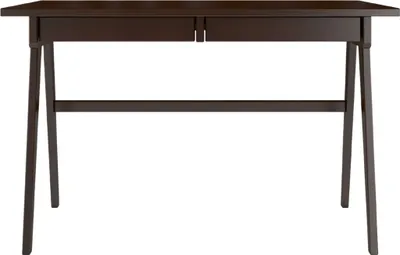 Produktbild von Edda Schreibtisch mit 2 Schubladen / Massivholz Buche / Schminktisch / Computertisch / Kinderschreibtisch / Bürotisch / Farbe Palisander