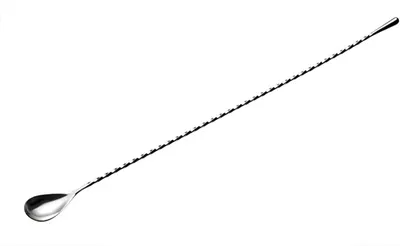 Productafbeelding van Barlepel lengte 40 cm - Roestvrij staal - Gedraaide steel