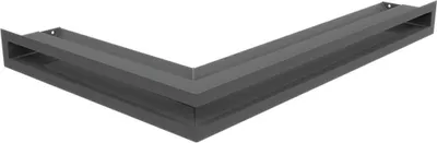 Immagine prodotto di Griglia di ventilazione angolare LUFT destra 40x60x6 Grafite Slim