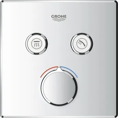 Produktbild von GROHE Unterputzmischer SmartControl 29148 eckig FMS 2 Absperrventile chrom