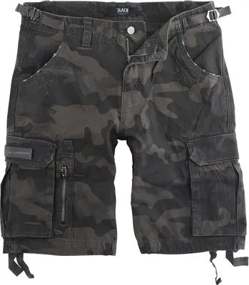 Produktbild von Black Premium by EMP Herren Camouflage Shorts XXL