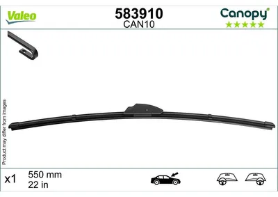Produktbild von VALEO CANOPY CANOPY Scheibenwischer Wischblatt für VW Transporter V Bus (7HB, 7HJ, 7EB, 7EJ, 7EF, 7EG, 7HF, 7EC) Rahmenlos 550mm