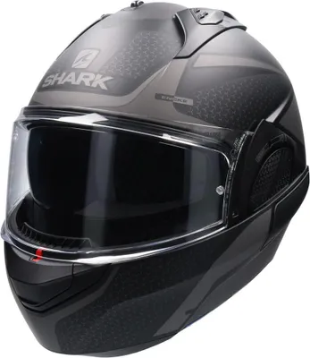 Produktbild von SHARK EVO GT ENCKE Klapphelm matt schwarz-grau XS XS in grau/schwarz