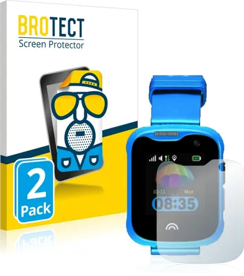 Produktbild von 2x BROTECT Schutzfolie für KiDSnav Ultra Displayschutz Displayschutzfolie Folie Matt Entspiegelungsfolie