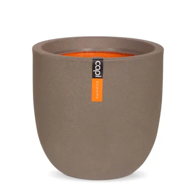Produktbild von Capi Europe - Blumentopf kugel Smooth NL - Warm taupe - 54x52 - KWT935