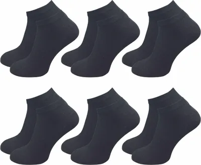 Produktbild von Gawilo  Sneaker Socken Damen (6 Paar), Schwarz / 39 - 42
