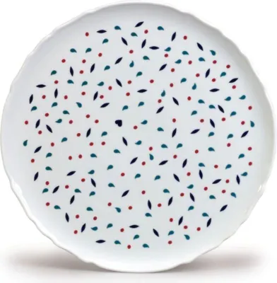 Produktbild von Thun 1794 Pizzateller, Tschechisches Porzellan, Tropfen, 32 cm, Thun