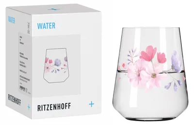 Produktbild von Ritzenhoff Sommersonett Universalglas #7 510 ml Trinkglas Pink Blüten