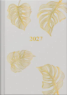 Produktbild von rido/idé 7018307017 Taschenkalender Mod. Technik III 2027 "Monstera" A6, Papier