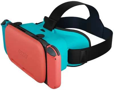 Produktbild von Orzly VR-Headset für Nintendo Switch und Switch-OLED-Konsole mit verstellbarem Objektiv für EIN Virtual-Reality-Spielerlebnis und für Labo VR – Tanami – Geschenkbox-Edition