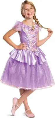 Produktbild von Disney's Rapunzel Kostüm für Kinder Kindergröße: 98-104