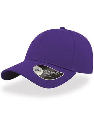 Produktbild von Atlantis HITC | 6-Panel-Design Hit Cap - Gebogener Schirm - Farbe: Purple - Größe: One Size