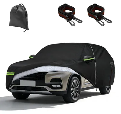 Image de Housse de protection imperméable pour voiture, 6 couches, pour Chery Jaecoo 7/J7, modèles 2024-2025, protection extérieure contre les UV, avec fermeture éclair pour l'accès aux portes