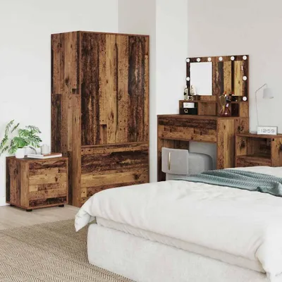 Produktbild von "Schlussverkauf" Badezimmerschrank 1 PC - Mit Stauraum - Altholz 40,5x40x44 cm Holzwerkstoff  C7215