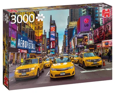 Produktbild von Jumbo 18832 Taxis in New York 3000 Teile Puzzle