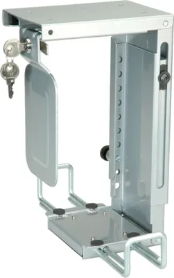 Produktbild von ROLINE Mini-PC-Halterung, abschliessbar, silber