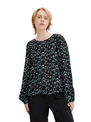 Produktbild von TOM TAILOR Denim Damen Bluse 1034270, 30708 - Sparkling Dots Print, L