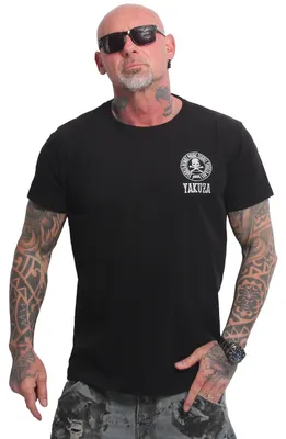 Produktbild von Yakuza Herren Shot Regular T-Shirt, Schwarz, L