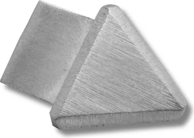 Produktbild von Dreieckiges 45° Übergangsprofil Edelstahl Fliesenprofil V2A L250cm H10mm Aussenck
