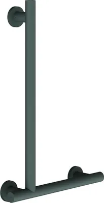 Produktbild von KWC AR Winkelgriff, MEDCARE, Edst., grau,  90 Grad, 400x600x84 mm, Ausf. rechts