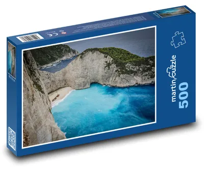 Obrázek produktu pro Puzzle 500 Pláž na ostrově Zakynthos - martinpuzzle