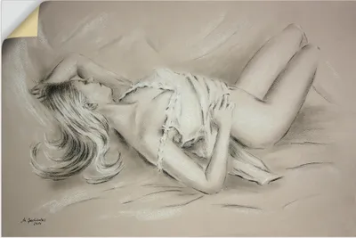 Produktbild von ARTland Wandbild, selbstklebend Schlafende Venus Größe: 90x60 cm