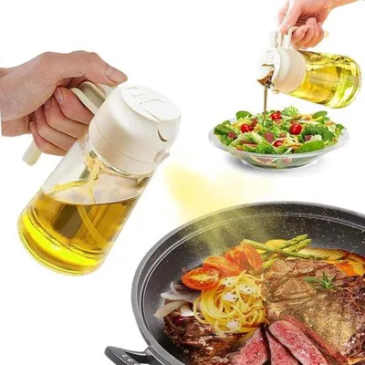 Produktbild von Famanu Ölspender 2-in-1 mit Sprühfunktion - Weiß