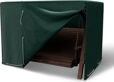 Produktbild von Kronenburg Schutzhülle Hollywoodschaukel - 150 x 210 x 150 cm - Abdeckung für 3-4 Sitzer - wasserdicht - grün
