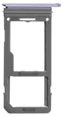 Immagine prodotto di 1x SIM + 1x porta scheda Micro-SD ricambio per Samsung S8 / S8 Plus - Viola