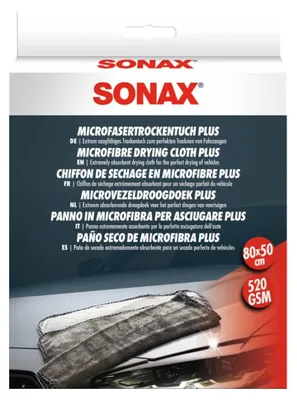 Produktbild von Sonax 04512000, Auto, Wischtücher, Exterior, Interieur, Grau, Mikrofaser, 1 Stück(e)